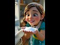 Zara Plays with Ice | Ice ASMR Sounds | Ice Sounds for Relaxation#asmrvideo#crunchyasmr#snowwhite
