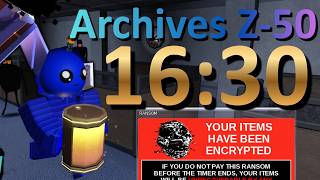 The Archives Z-50 Speedrun in 16:30 | Doors Speedrun World Record screenshot 1