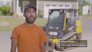 JCB Teleskid & Mini Excavator Testimonial with Scenic View Hardscapes