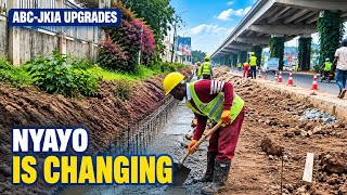 FROM SEWER LEAK TO NEW BUSBAY!| Major JKIA–ABC Works at Nyayo Sections 8 & 9