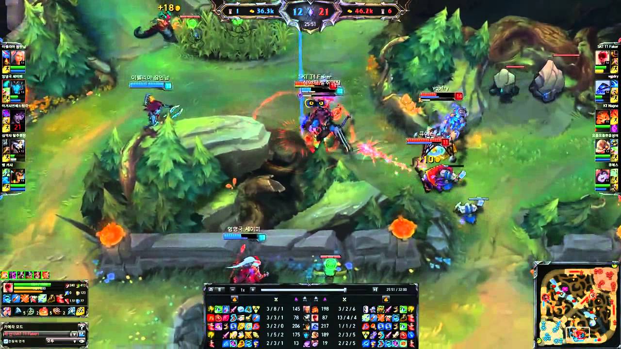 SKT T1 Faker | Lee Sin Jungle Highlight