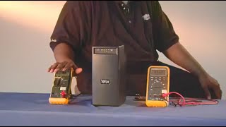How to Take the Voltage Reading on a UPS System