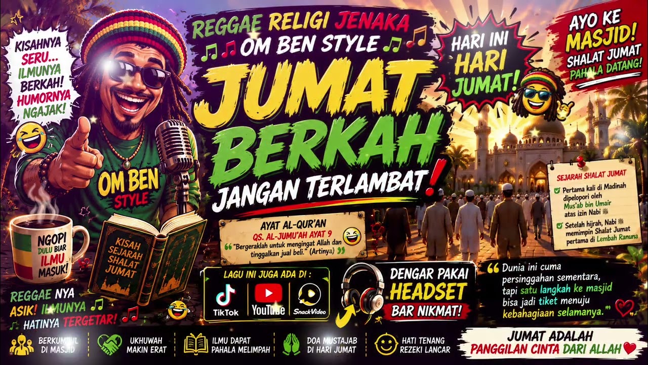 Jumat Berkah Jangan Terlambat @MusdiBentopares 