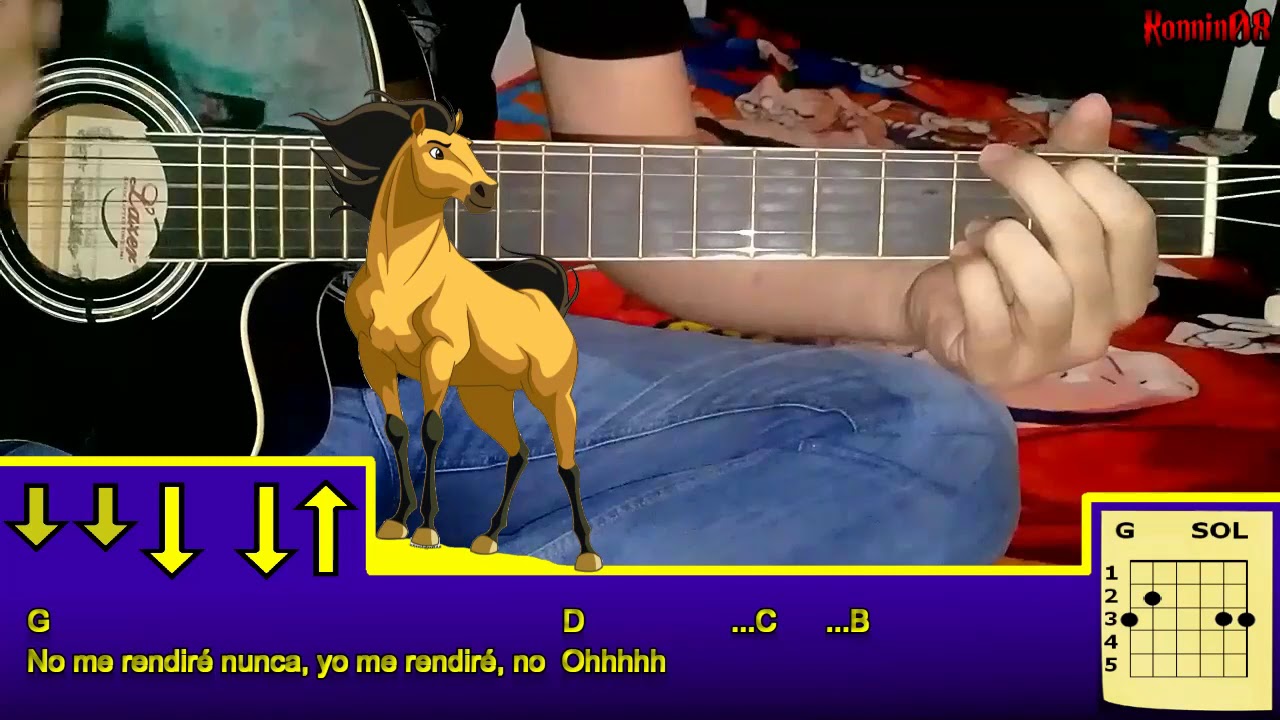 Spirit _ No me rendire - Cover con Acordes, Ritmo y Letra - YouTube