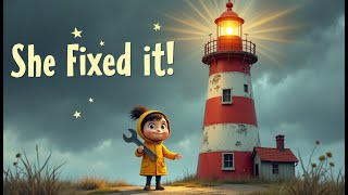 The Little Lighthouse On Pebble Beach Stories In English