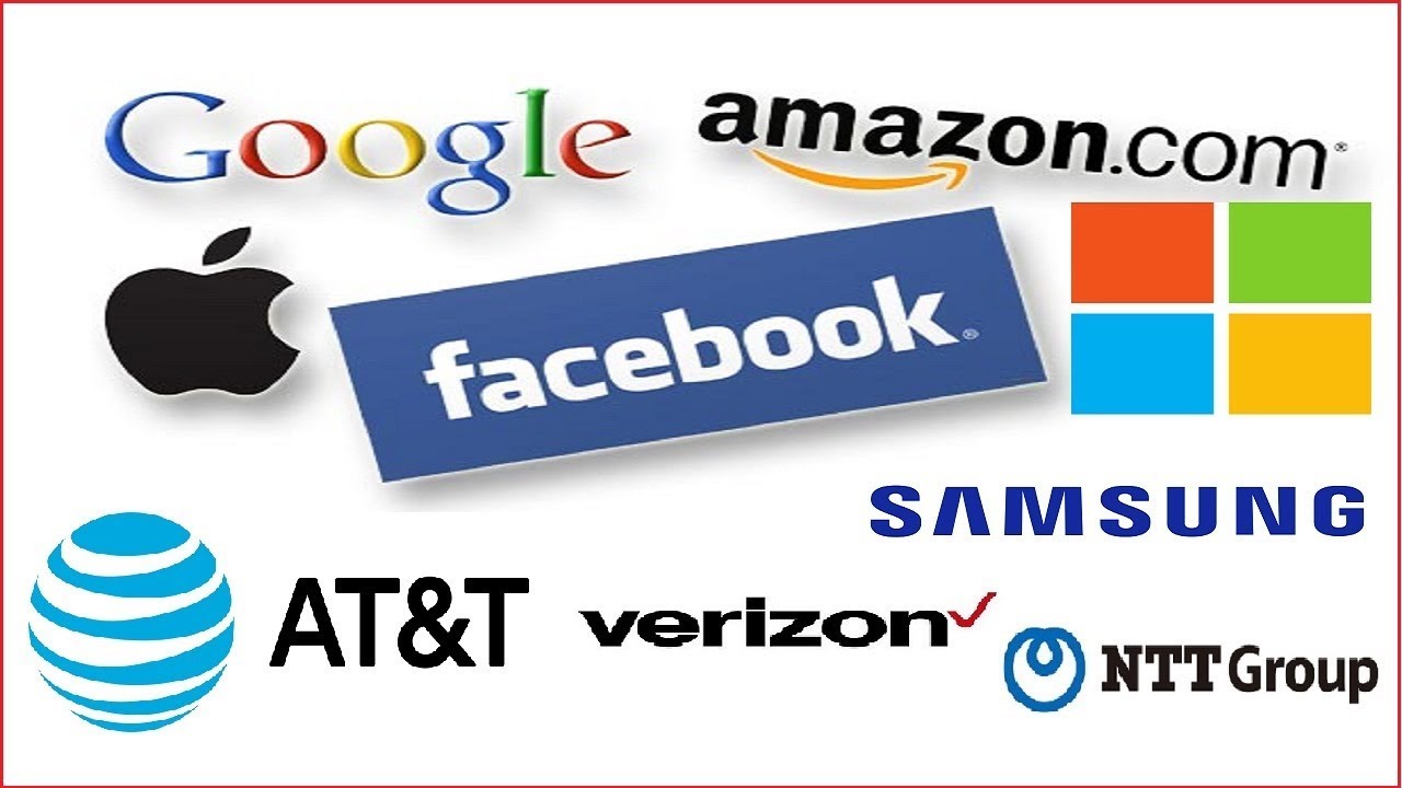 Top 10 Biggest Technology Brands of The World 201718 Top Tech Companies 201718 YouTube