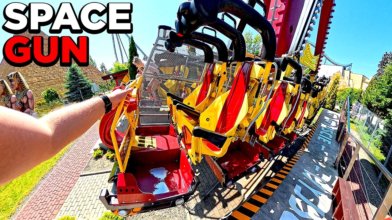 Space Gun - Energylandia 2025 (4K) (POV) (Zator, Polska) Insta360 X5