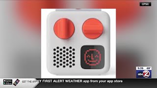 Portable speaker for kids, area rugs recalled for fire risks