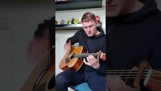 Linkin Park - Fighting Myself || Percussive acoustic guitar