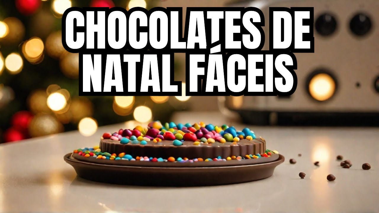 Discos de Chocolate de Natal: Receita Rápida e Fácil com a Bimby | Presentes Personalizados!