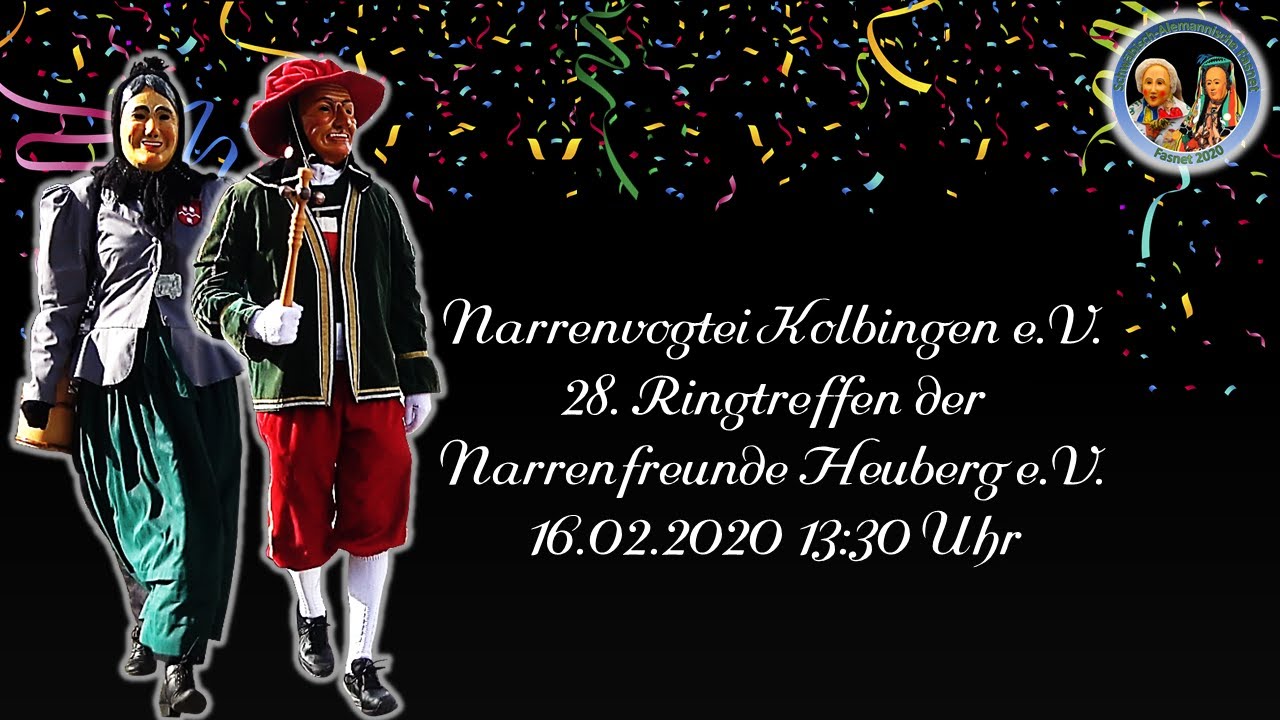 16.02.2020 28. Ringtreffen der Narrenfreunde Heuberg e.V. in Kolbingen