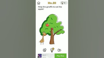 help the giraffe to eat the apple