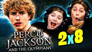 PERCY JACKSON AND THE OLYMPIANS EPISODE 2x8 REACTION! WHAT A SEASON 2 FINALE! | Sea Of Monsters