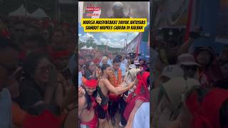 The Dayak People Of West Kalimantan Enthusiastically Welcome Vice President Gibrancommanderoft