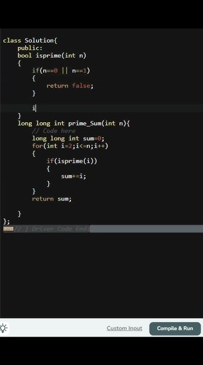 Sum of all Prime Numbers between 1 to n | Data Structure and Algorithms ...
