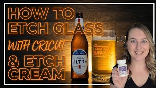 How to Etch Glass with a Cricut | Easy DIY Glass Etching Tutorial Using Armor Etch