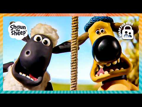 A CAMPER SCARES THE DUO OUT OF THEIR WITS ⛺🫣🐶 | Shaun the Sheep USA