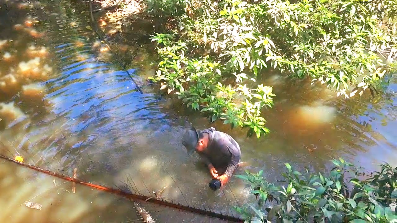 AIRNYA JERNIH SEPERTI SEPI IKANNYA SETELAH DI KURAS MEMUASKAN HASILNYA