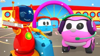 Leo the Truck and an airport - Car cartoons full episodes & Cartoon cars for kids.