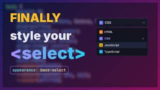Style the Native Select Dropdown With CSS — No JavaScript