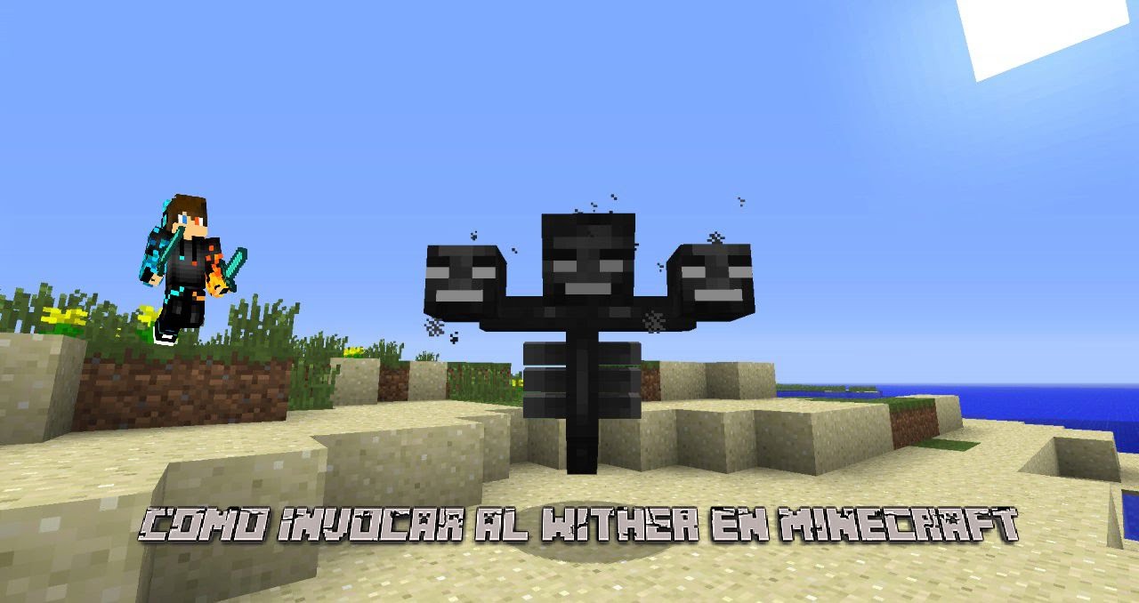 Como Invocar Al Wither En Minecraft 1.10.2 - YouTube