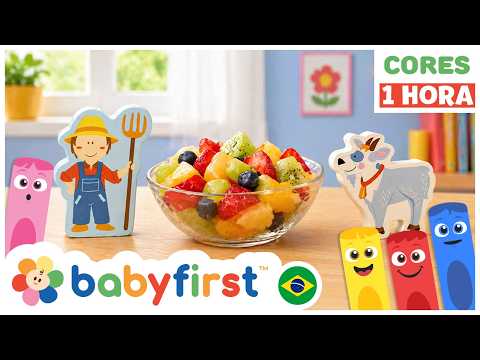 Color Crew Teaches Colors, Farm Animals and Fruits! | Learn Through Play | BabyFirst Americas