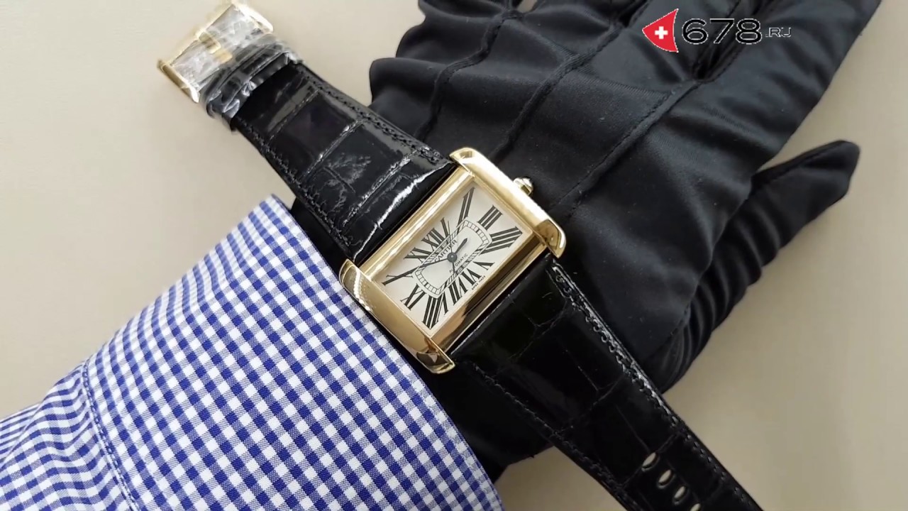 Cartier Tank Divan W6300856 - YouTube