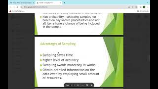 Sampling: Probabilistic and Non-Probabilistic Methods