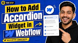 How to Add an Accordion Widget in Webflow (Easy FAQ Section Tutorial)