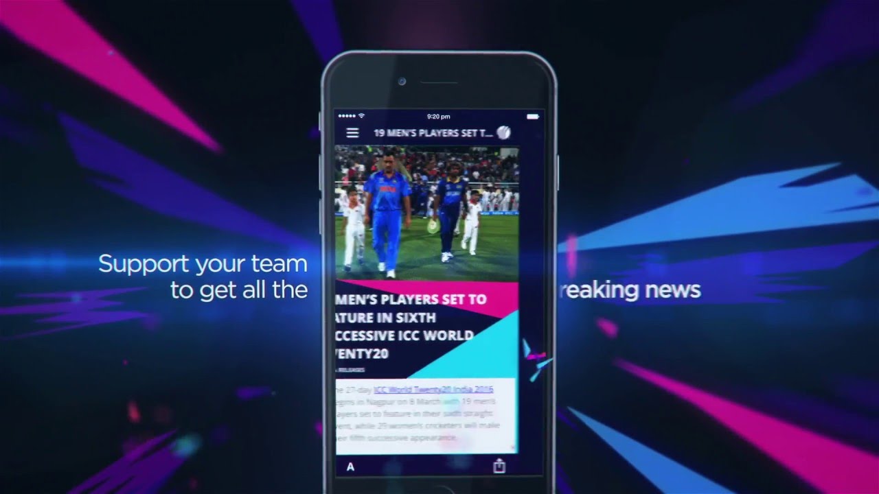Official Cricket App – ICC World Twenty20 India 2016 Available NOW!