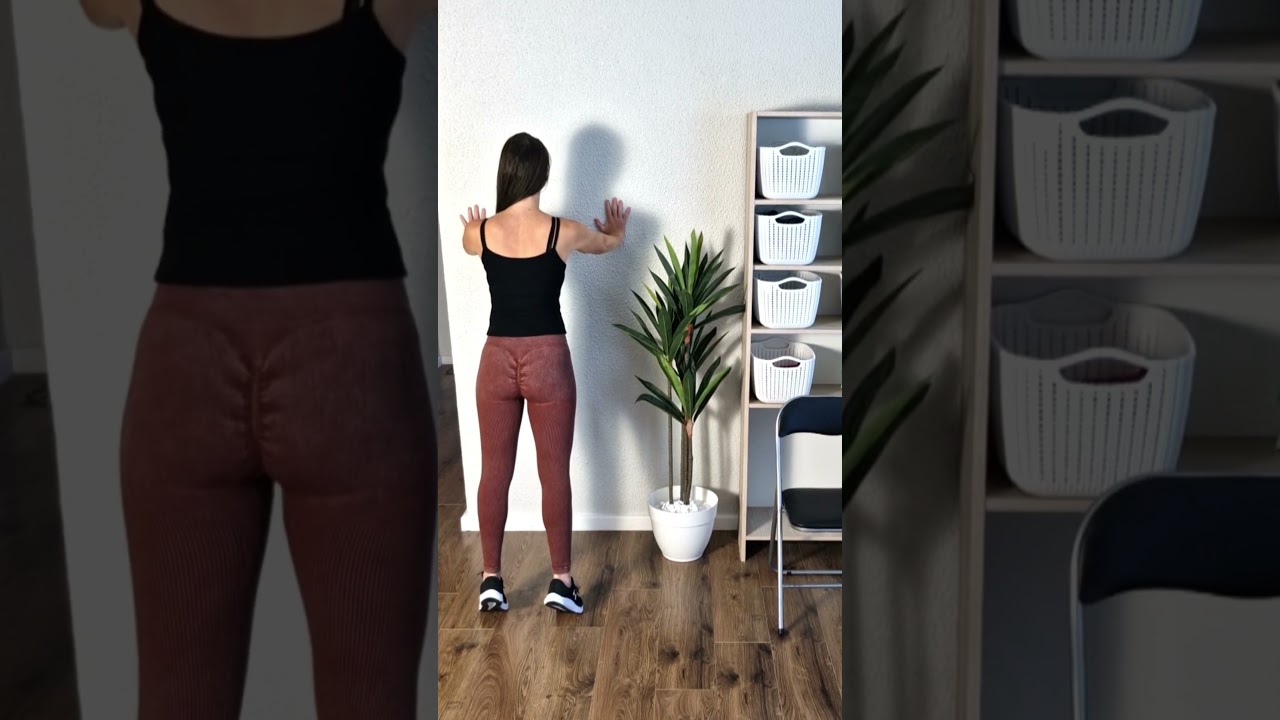 Wall push ups - beginner or senior