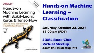 Hands-on Machine Learning -- Classification