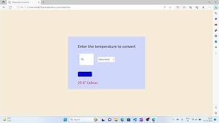 Task 3 - Temperature Converter Website