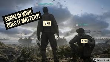 Call Of Duty WWII SBMM Opinion/Response to Drift0r