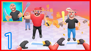 Hit Master 3D: Knife Assassin - Gameplay Walkthrough Part 1 - All Levels 1-20 (Android,iOS)