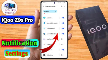 iqoo z9s pro notification settings, iqoo z9s pro notification off