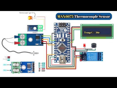 MAX6675 Thermocouple Sensor With Arduino