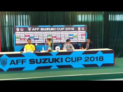  Live họp báo trước trận chung kết lượt về AFF Cup 2018 Việt Nam Malaysia