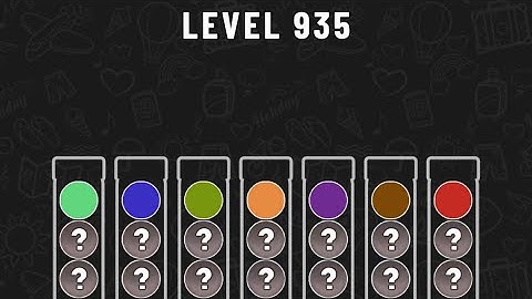 Ball Sort Puzzle Level 935 #ballsortpuzzle #ballsortpuzzlegameplay #puzzlegame #mobile games