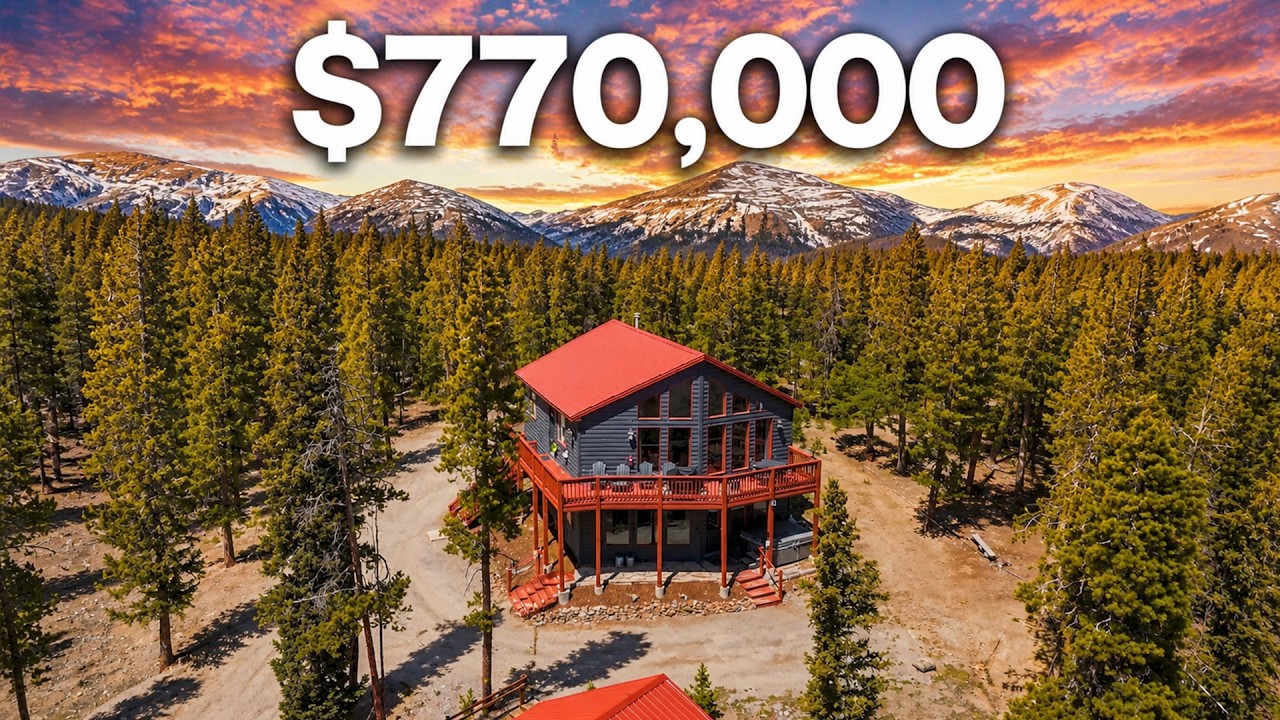 Tour this $770,000 Mountain Home in Fairplay Colorado - YouTube