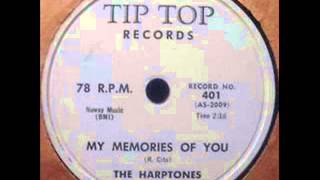 HARPTONES  My Memories Of You  1956 Re-issue