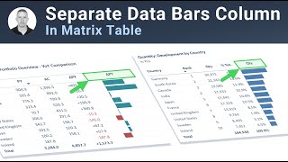Displaying Data Bars as Separate Columns - Tutorial | Including Nuances | Power BI