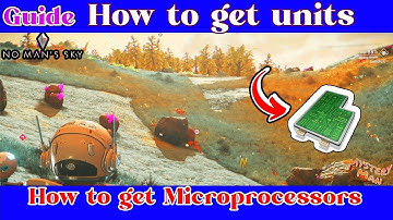 No Mans Sky Microprocessors and Install Hyperdrive | How to get Units | How to get Microprocessors
