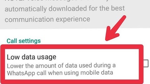 Whatsapp || What is Low Data Usege Feature And How To Use this Feature In Whatsapp