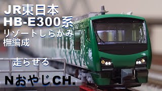 JR東日本 HB-E300系 リゾートしらかみ(橅編成)〈KATO 10-1463〉 n scale 走らせた JR EAST HB-E300 RESORT SHIRAKAMI