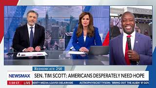 Senator Tim Scott Joins Newsmax Live at Rededicate 250
