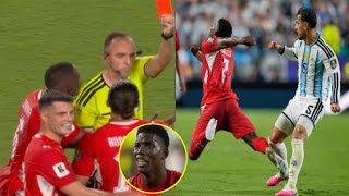 Carton rouge de Breel Embolo contre l'Argentine | Temps forts Argentine vs Suisse | Coupe du Mond...