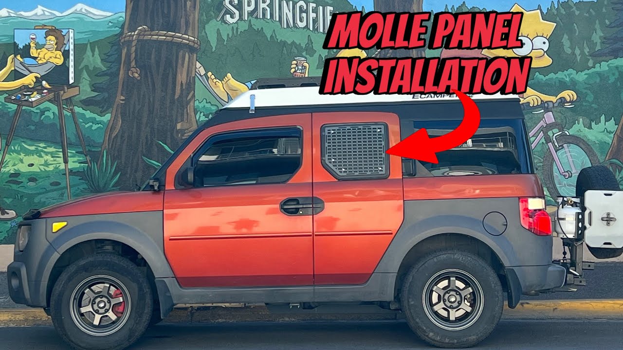 Honda Element Molle Panel — установка и замена стекла
