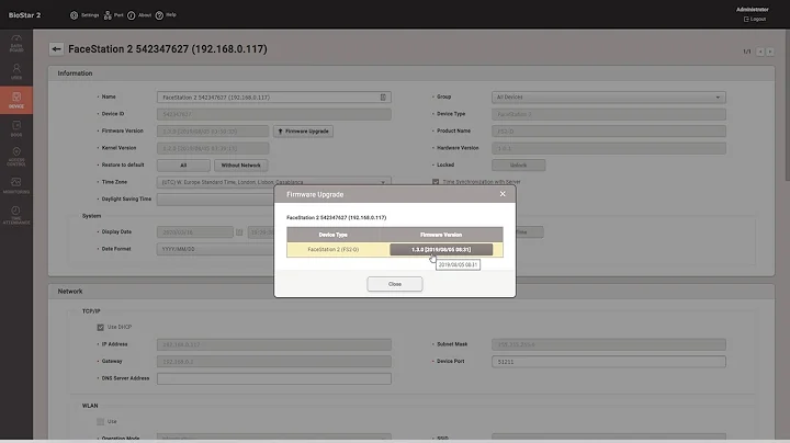 BreeCS - Setting up the FaceStation 2
