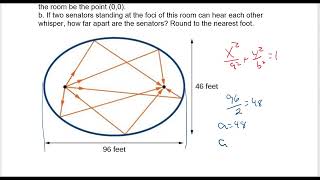 Solving Applied Problems Involving Ellipses